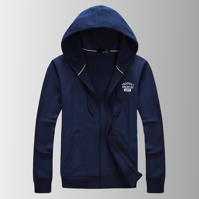 Мъжко спортно горнище с качулка и надпис