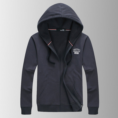 Мъжко спортно горнище с качулка и надпис