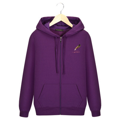 Мъжкпо спортно-ежедневно горнище с качулка и щампа