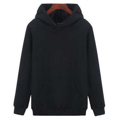 Мъжки суичър с качулка, щампа и надпис - два модела плътен и тънък