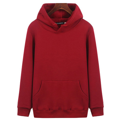 Мъжки суичър с качулка, щампа и надпис - два модела плътен и тънък