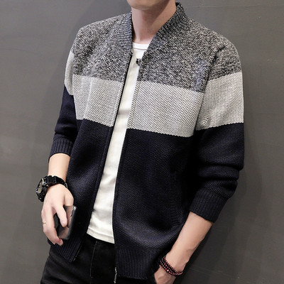 Мъжка ежедневна жилетка с цип в три цвята