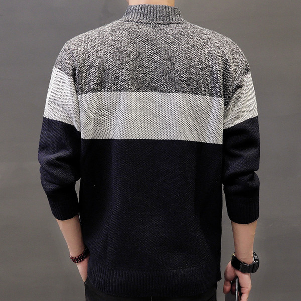 Мъжка ежедневна жилетка с цип в три цвята