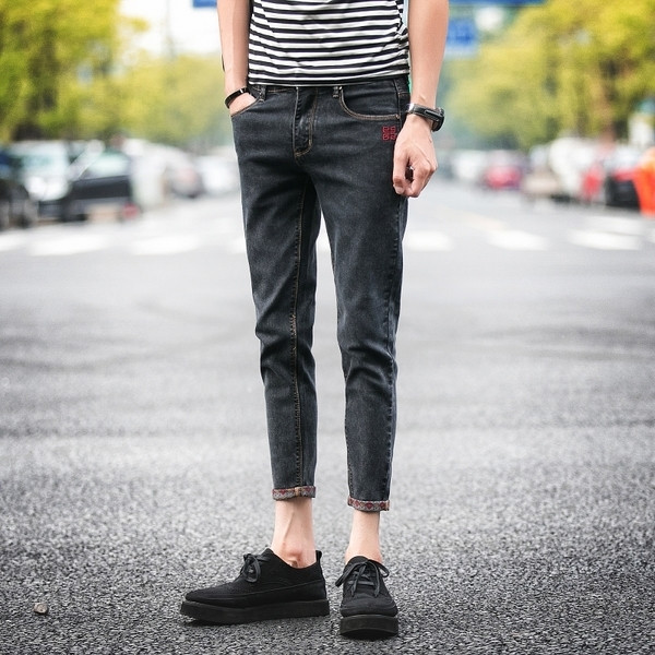 Мъжки дълги дънки в два цвята 