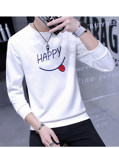 Férfi blúz három színben nyomattal és felirattal