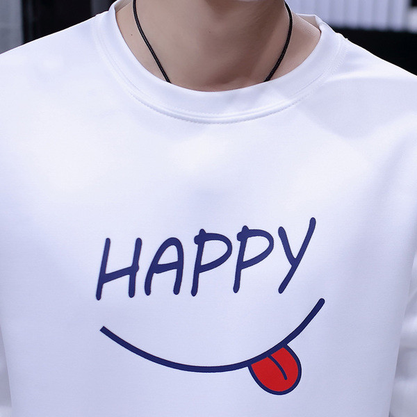 Férfi blúz három színben nyomattal és felirattal