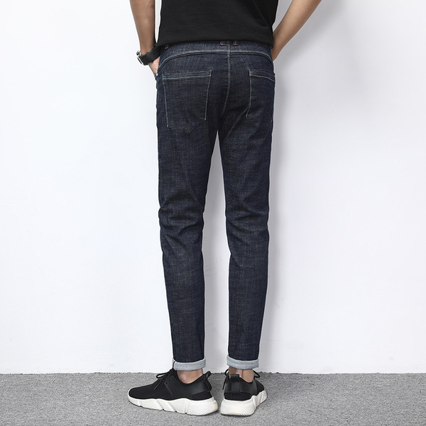 Blugi barbati - model drept in culoare inchisa