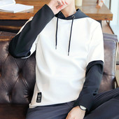 Hanorac simplu pentru bărbați cu glugă în mai multe culori