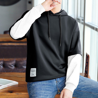 Hanorac simplu pentru bărbați cu glugă în mai multe culori