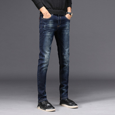 Мъжки дънки в два цвята - прав модел