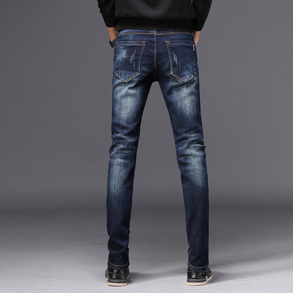 Мъжки дънки в два цвята - прав модел 