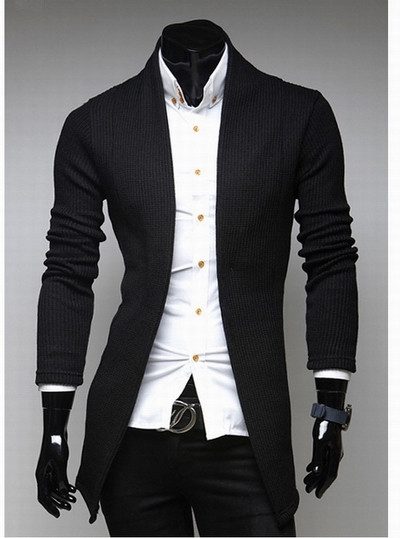 Стилна мъжка жилетка в три цвята - Slim модел