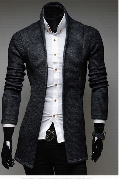 Стилна мъжка жилетка в три цвята - Slim модел