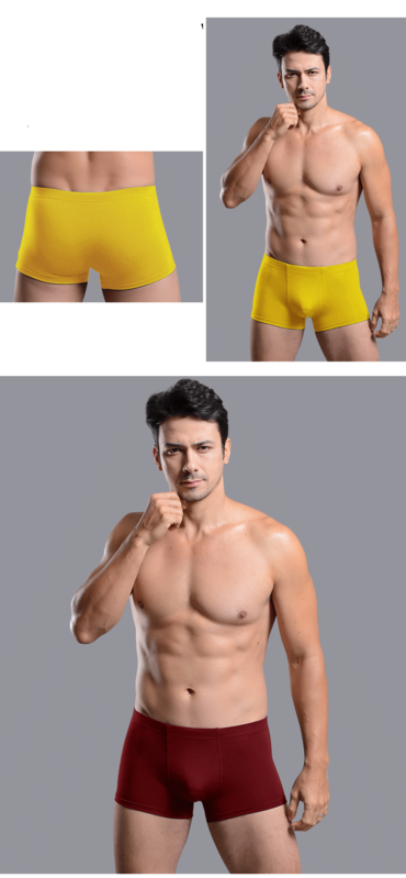 Set 4 boxeri pentru barbati curati - culori diferite