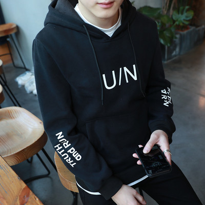 Hanorac larg pentru bărbați cu inscripție în mai multe modele