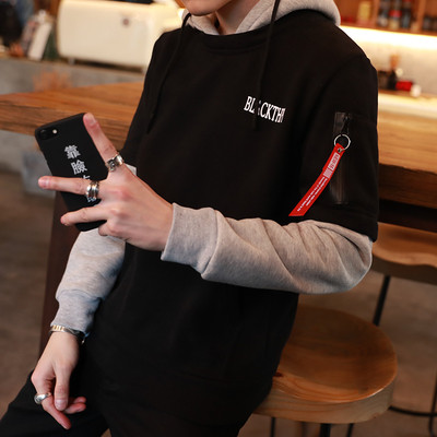 Hanorac larg pentru bărbați cu inscripție în mai multe modele