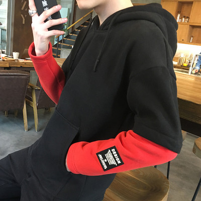 Hanorac larg pentru bărbați cu inscripție în mai multe modele