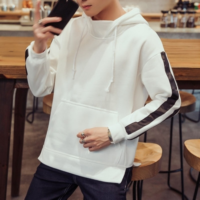 Hanorac larg pentru bărbați cu inscripție în mai multe modele