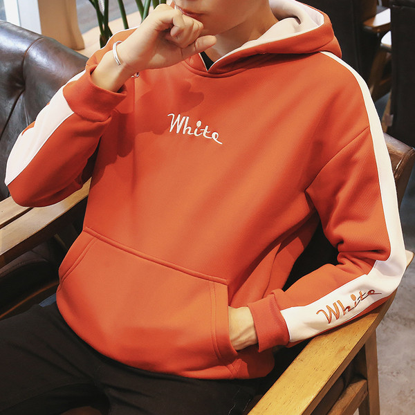 Hanorac larg pentru bărbați cu inscripție în mai multe modele