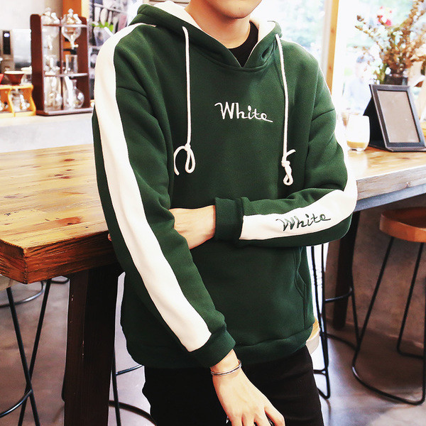 Hanorac larg pentru bărbați cu inscripție în mai multe modele