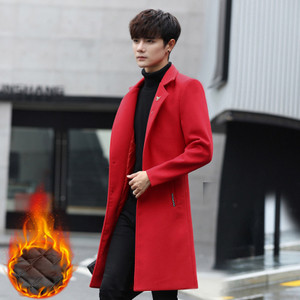 Κομψό μακρύ ανδρικό παλτό  σε διάφορα χρώματα - δύο μοντέλα