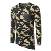 Terepszínű férfi blúz zsebbel, két színben