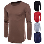 Ежедневна мъжка блуза с копчета в няколко цвята