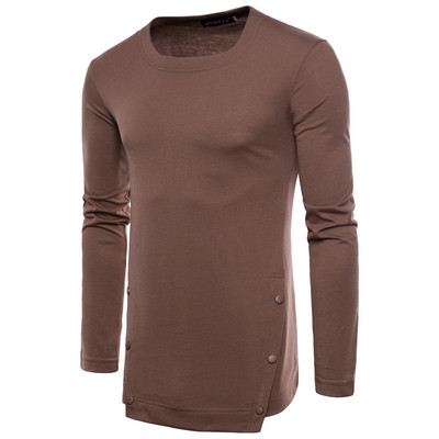 Ежедневна мъжка блуза с копчета в няколко цвята