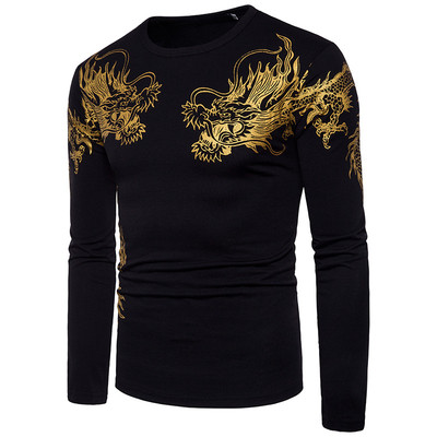 Bluză bărbătească cu aplicație în patru culori