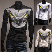 Alkalmi férfi blúz három színben mintával