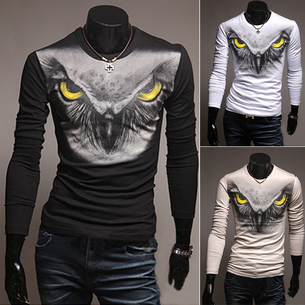 Alkalmi férfi blúz három színben mintával