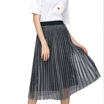 Μοντέρνα φούστα κυρία με υψηλή μέση σε διάφορα χρώματα