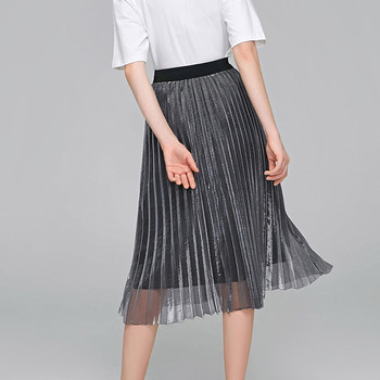 Μοντέρνα φούστα κυρία με υψηλή μέση σε διάφορα χρώματα