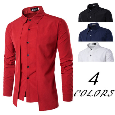 Μοντέρνο ανδρικό πουκάμισο  σε τέσσερα χρώματα