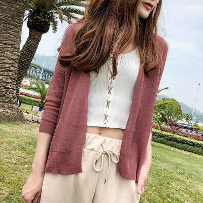 Γυναικεία ζακέτα σε διάφορα χρώματα, κατάλληλη για τη καθημερινή ζωή