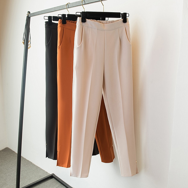Pantaloni eleganti de dama in trei culori