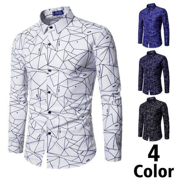 Мъжка модерна риза в няколко цвята