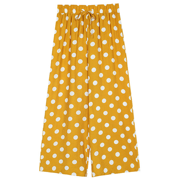 Дамски панталон на точки в три цвята 