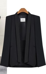 НОВО Стилно дамско сако с V- образна яка в няколко цвята