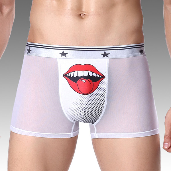 Modern férfi fehérnemű hat színben rátéttel