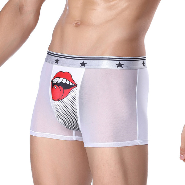 Modern férfi fehérnemű hat színben rátéttel