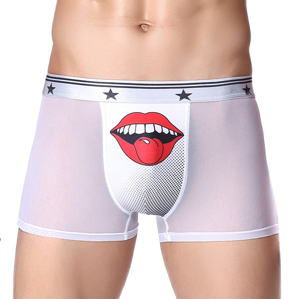 Modern férfi fehérnemű hat színben rátéttel