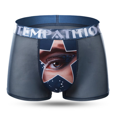 Lenjerie de corp modernă pentru bărbați transparentă cu aplicație în șase culori