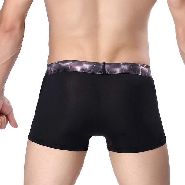 Lenjerie de corp modernă pentru bărbați transparentă cu aplicație în șase culori