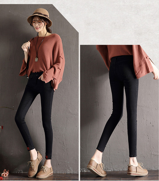 Pantaloni de dama model uni in culori inchise