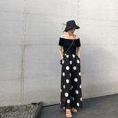 Дамски стилни панталони с висока талия