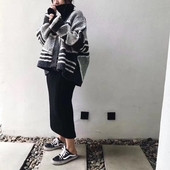 Γυναικεία ζακέτα σε δύο χρώματα