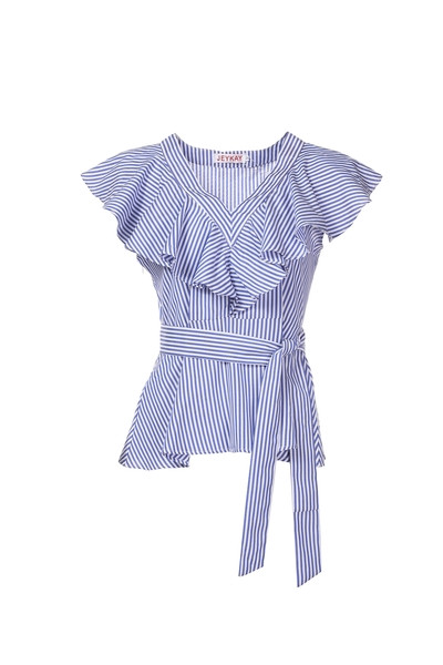 Κομψή γυναικεία μπλούζα με ντεκολτέ σε σχήμα V σε δύο χρώματα