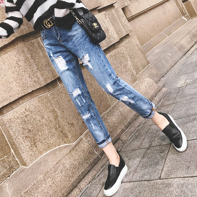 Ежедневни дамски дънки в три цвята 