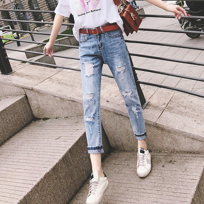 Ежедневни дамски дънки в три цвята 